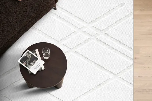 Covor, 58649A Silva, 120x180 cm, Alb