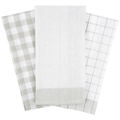 Prosop de bucătărie măsliniu, 50 x 70 cm, set 3 buc., verde