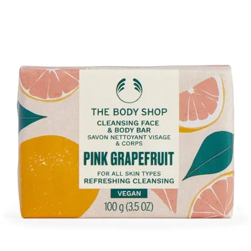 The Body Shop Săpun solid pentru față și corp Pink Grapefruit (Cleansing Face