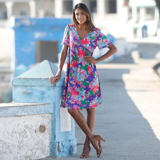 Rochie evazată imprimată