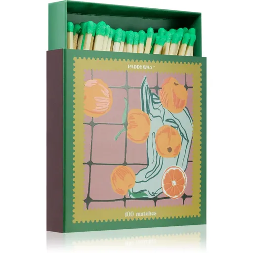 Paddywax Jumbo Boxed Oranges chibrituri 100 ks 1 buc