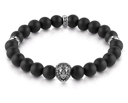 Guess Brățară din mărgele pentru bărbați Lion King JUMB01303JWSTT/U