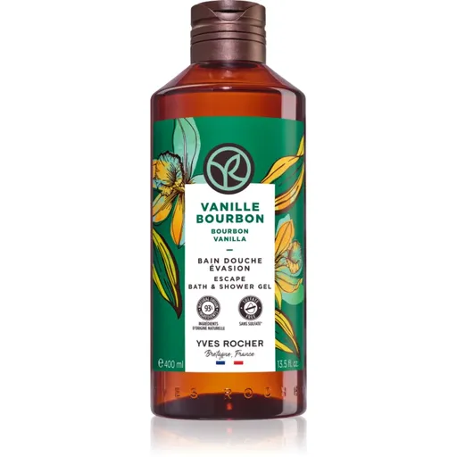 Yves Rocher Bain de Nature gel de duș mătăsos Bourbon Vanilla 400 ml