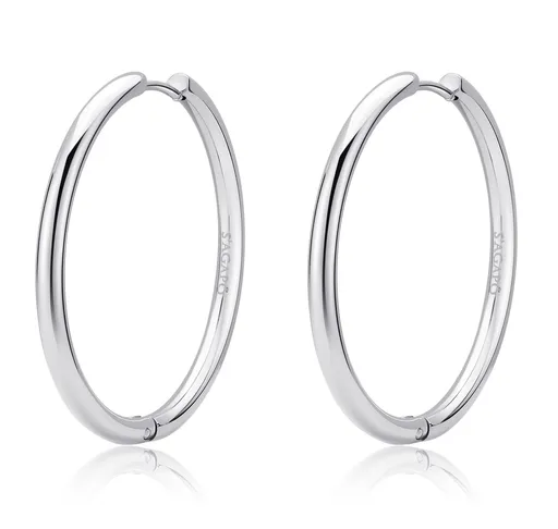 S'Agapõ Cercei rotunzi din oțel Chunky SHK75