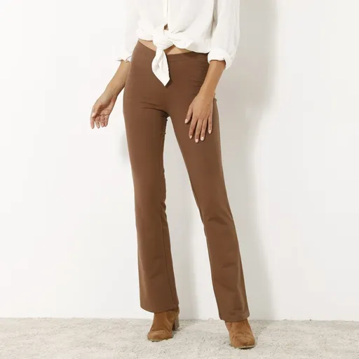 Colanți calzi bootcut în molton periat