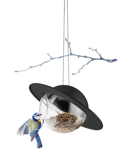 Hranitoare pentru pasari Saturn, neagra - Eva Solo