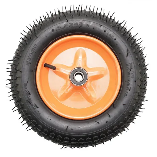 Roata roaba TT cu rulment profil mixt - 3.50-8 4PR