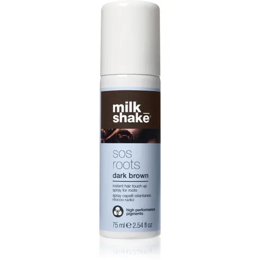 milk_shake® Sos Roots spray instant pentru camuflarea rădăcinilor crescute Dark brown 75 ml