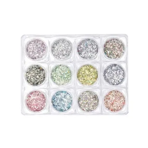 Decor Unghii, Paiete Romb, Set 12 Culori