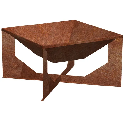 Vento Focar de grădină 50 x 50 x 30 cm, corten CORGARDEN 1014