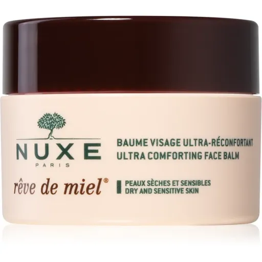 Nuxe Rêve de Miel Ultra Comforting Face Balm Balsam calmant intens pentru ten uscat și sensibil 50 ml
