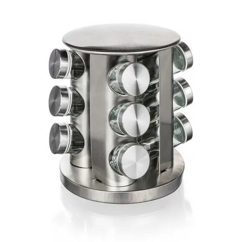 Set de condimente în suport AKCENT 85 ml, 12 buc.