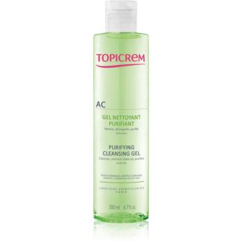 Topicrem AC Purifying Cleansing Gel gel de curatare pentru ten sensibil 200 ml