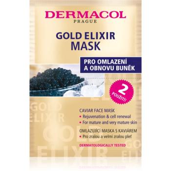 Dermacol Gold Elixir mască pentru față cu caviar 2x8 g