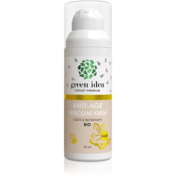 Green Idea Antiage natural cream with Q10 and ginseng crema pentru ten matur 50 ml