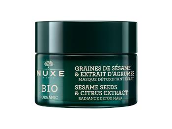 Nuxe Mască iluminatoare detoxifiantă BIO Sesame Seeds & Citrus Extract (Radiance Detox Mask) 50 ml