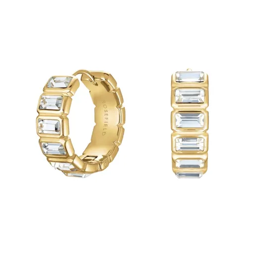 Rosefield Cercei strălucitori placați cu aur cu cristale Iconic JEOHG-J1130