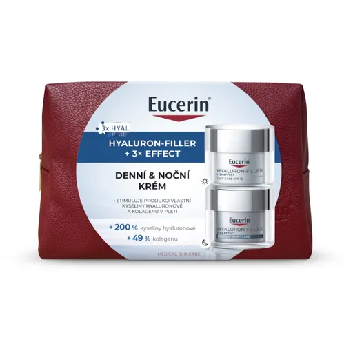 Eucerin Hyaluron-Filler + 3x Effect set pentru îngrijirea tenului ziua și noaptea
