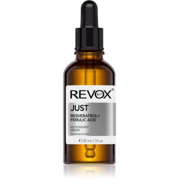 Revox B77 JUST Resveratrol + Ferulic Acid ser antioxidant pentru față și gât 30 ml