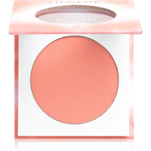 Lumene Natural Glow fard de obraz sub forma de pudra culoare 1 Coral Glow 4 g