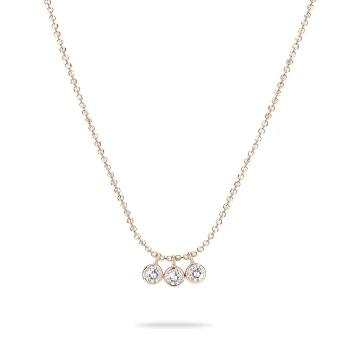 Tamaris Colier elegant placat cu aur cu zirconi Tiny Glimmer TJ-0605-N-45