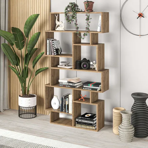 Corp biblioteca, Hanah Home, Karmato, 96x168.5x25.5 cm, Maro