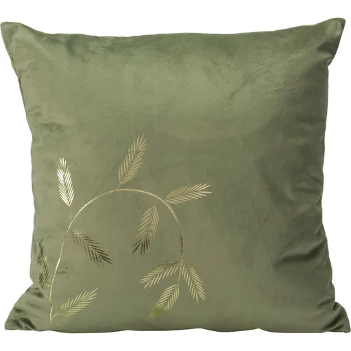 Pernă Leaves verde, 45 x 45 cm, verde