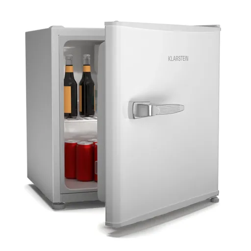 Klarstein Irene Mini Fridge, Retro, 46 l, 37 dB funcționare silențioasă, EEK D, 0-10 °C