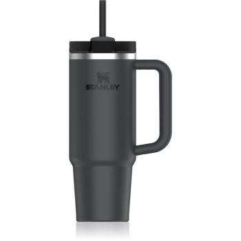 Stanley Quencher H2.O FlowState™ Tumbler pahar din oțel inoxidabil cu pai medium Black 2.0 890 ml