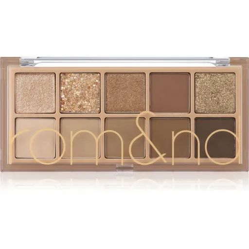 rom&nd Better Than Palette paletă cu farduri de ochi pentru look perfect culoare 02 Mahogany Garden 7.5 g