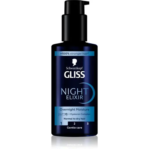 Schwarzkopf Gliss Night Elixir elixir leave-in pentru par uscat 100 ml