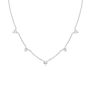 Rosefield Colier romantic din oțel cu inimioare JNRHS-J1006