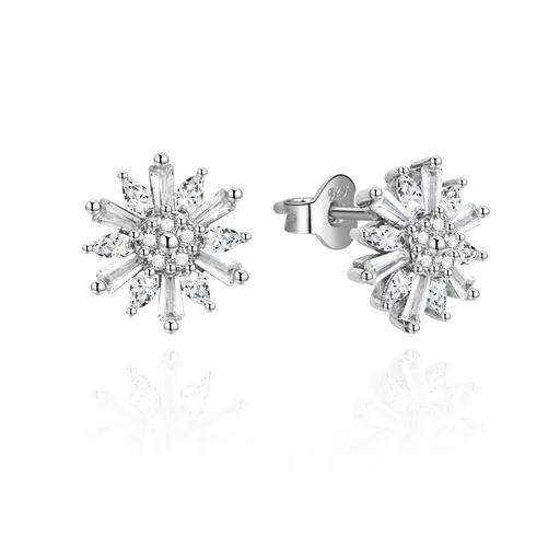 Beneto Cercei sclipitori din argint cu zirconi AGUP2725