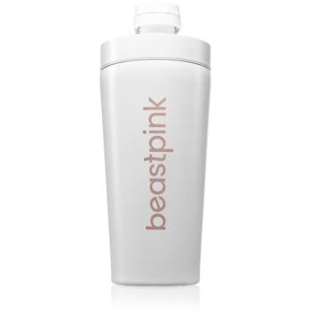 BeastPink Steel shaker pentru sport culoare White 650 ml