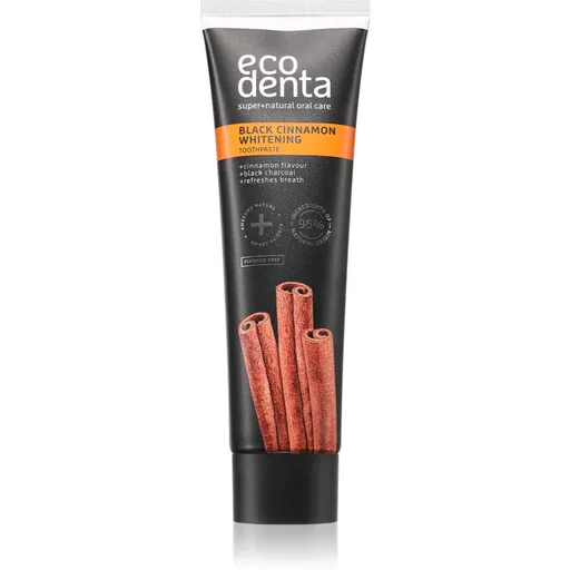 Ecodenta Black Cinnamon Whitening pasta de dinti pentru albire cu scorțișoară 100 ml