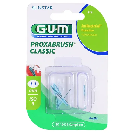 G.U.M Proxabrush Classic rezerve perii interdentare 1,1 mm 8 buc