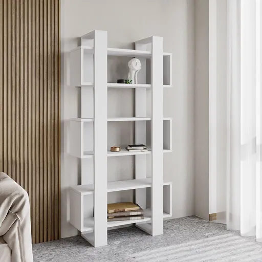 Corp biblioteca, Hanah Home, Milano, 80x160x28.6 cm, Alb