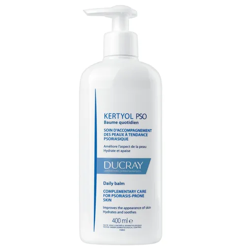 Ducray Balsam hidratant și calmant pentru corp Kertyol PSO (Daily Balm) 400 ml
