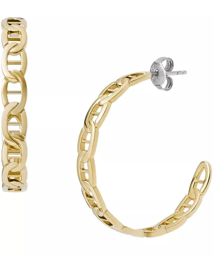 Fossil Cercei rotunzi placați cu aur Heritage D-Link JF04781710