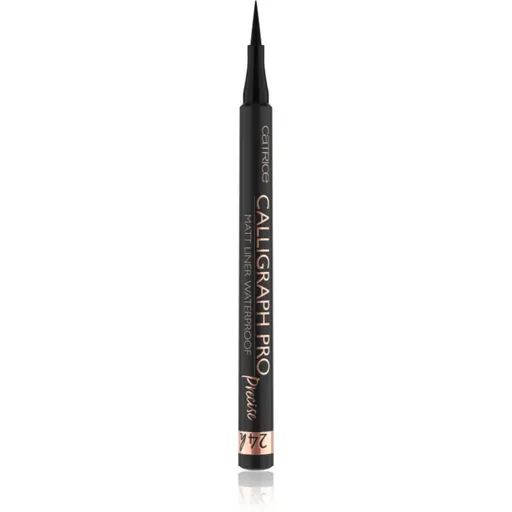 Catrice Calligraph Pro Precise 24h Matt dermatograf rezistent la apă culoare 010 Intense Black Waterproof 1,2 ml