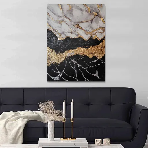 Tablou decorativ, OPG1415417387, Cadru: 100% LEMN (grosime: 3 cm), Multicolor