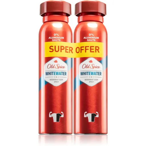 Old Spice Whitewater deodorant spray pentru barbati 2x150 ml