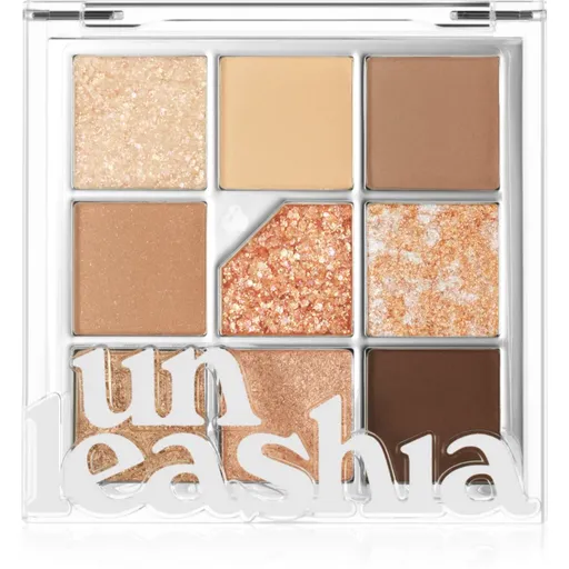 Unleashia Glitterpedia Eye Palette paletă cu farduri de ochi culoare No.2 All of Brown 6.2 g