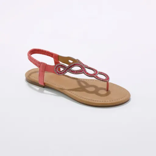 Sandale flip-flop cu pietricele