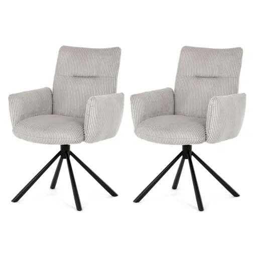 Set de scaune de sufragerie cu mecanism deîntoarcere DCH-D1332 CRM2, 2 buc.