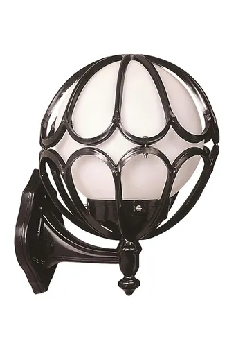 Lampa de exterior, Opviq, 685AVN1126, Alb/Negru