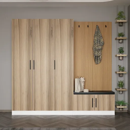 Cuier de perete, Hanah Home, Noah, 225x210x35 cm, Maro