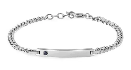 S'Agapõ Brățară din oțel pentru bărbați Tag Me Too STG14