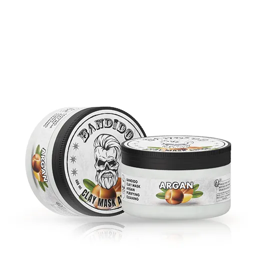 Masca Faciala - BANDIDO - Argila si Ulei de Argan - 400 ml