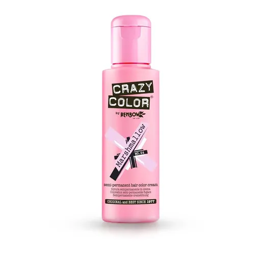 Vopsea semi-permanenta CRAZY COLOR - MARSHMALLOW - no.64 - 100 ml